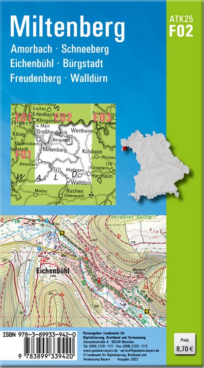Produktbild: Miltenberg 1:25 000
