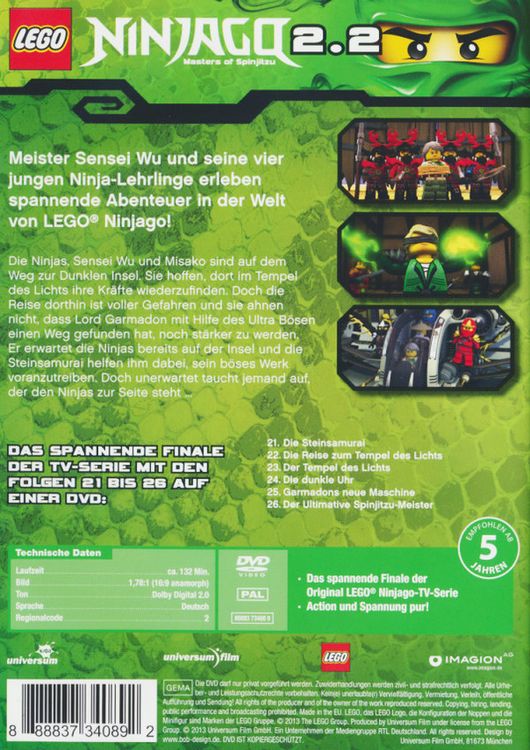 Produktbild: LEGO Ninjago - Staffel 2.2