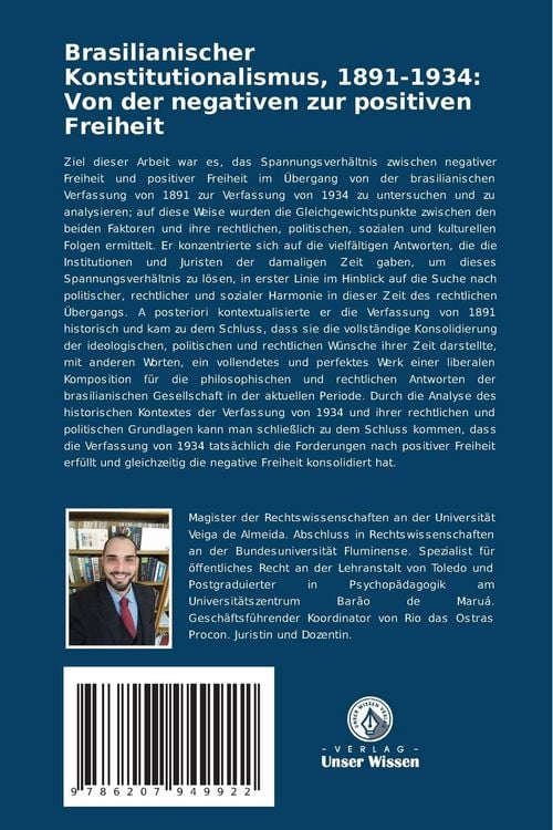 Produktbild: Brasilianischer Konstitutionalismus, 1891-1934: Von der negativen zur positiven Freiheit