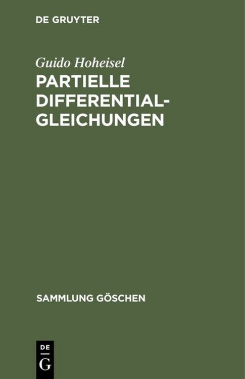 Produktbild: Partielle Differentialgleichungen