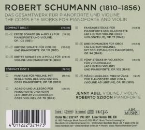 Produktbild: Schumann: Das Gesamtwerk Pianoforte/Violine