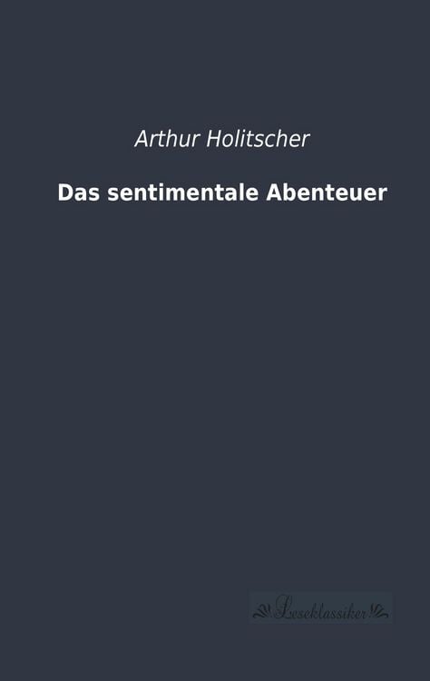 Produktbild: Das sentimentale Abenteuer