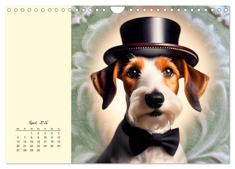 Produktbild: Gut beh&uuml;tete Hunde (Wandkalender 2026 DIN A4 quer), CALVENDO Monatskalender