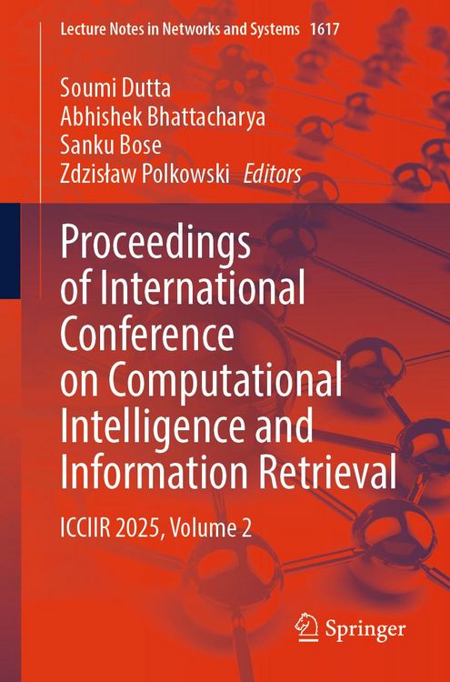 Produktbild: Proceedings of International Conference on Computational Intelligence and Information Retrieval