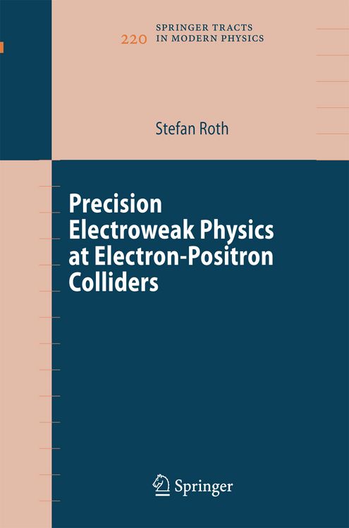 Produktbild: Precision Electroweak Physics at Electron-Positron Colliders