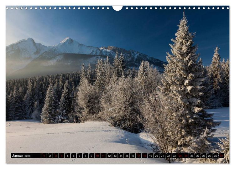 Produktbild: Tatra. Polen und Slowakei (Wandkalender 2026 DIN A3 quer), CALVENDO Monatskalender