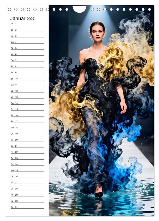 Produktbild: Impossible Couture - Futuristische Mode jenseits von Schwerkraft und Realit&auml;t (Wandkalender 2027 DIN A4 hoch), CALVENDO Monatskalender