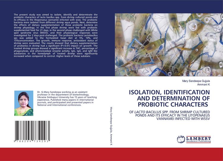 Produktbild: ISOLATION, IDENTIFICATION AND DETERMINATION OF PROBIOTIC CHARACTERS