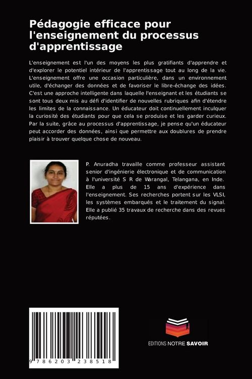 Produktbild: P&eacute;dagogie efficace pour l'enseignement du processus d'apprentissage
