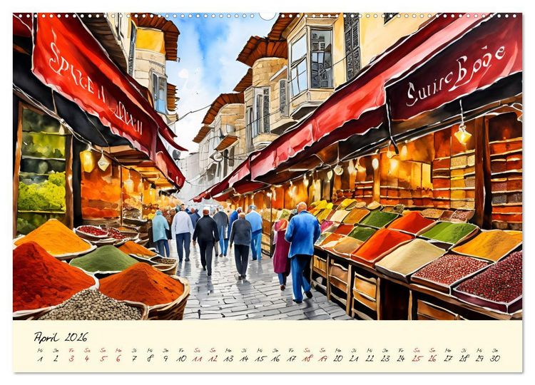 Produktbild: T&uuml;rkei - Land auf zwei Kontinenten (Wandkalender 2026 DIN A2 quer), CALVENDO Monatskalender