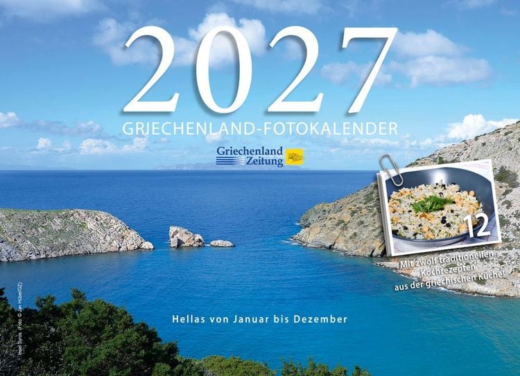 Produktbild: Griechenland-Foto-Kalender 2027