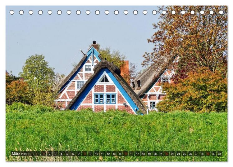 Produktbild: Das Alte Land vor den Toren Hamburgs (Tischkalender 2026 DIN A5 quer), CALVENDO Monatskalender