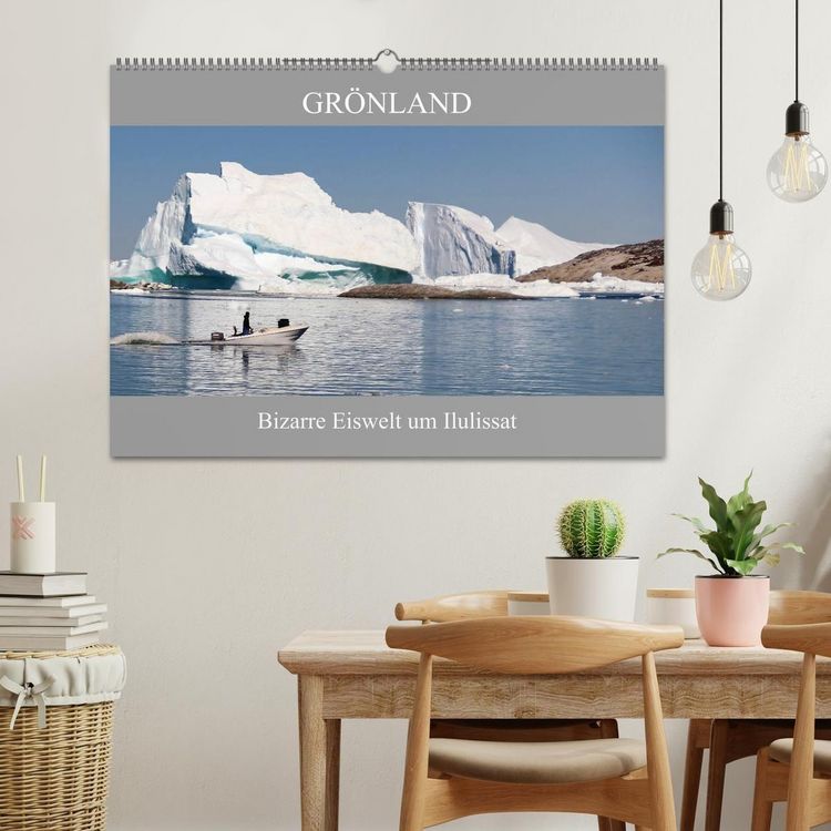 Produktbild: Gr&ouml;nland Bizarre Eiswelt um Ilulissat (Wandkalender 2027 DIN A2 quer), CALVENDO Monatskalender