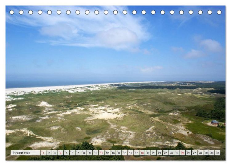 Produktbild: Amrum &ndash; Trauminsel in der Nordsee (Tischkalender 2026 DIN A5 quer), CALVENDO Monatskalender