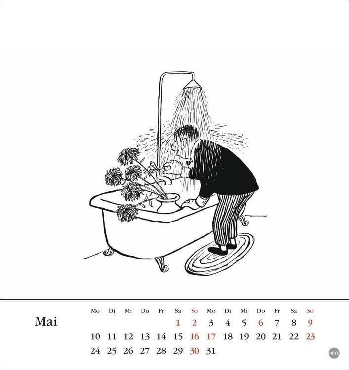 Produktbild: Loriot Postkartenkalender 2027