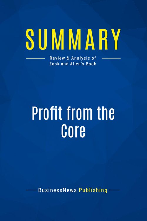 Produktbild: Summary: Profit from the Core