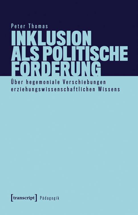 Produktbild: Inklusion als politische Forderung