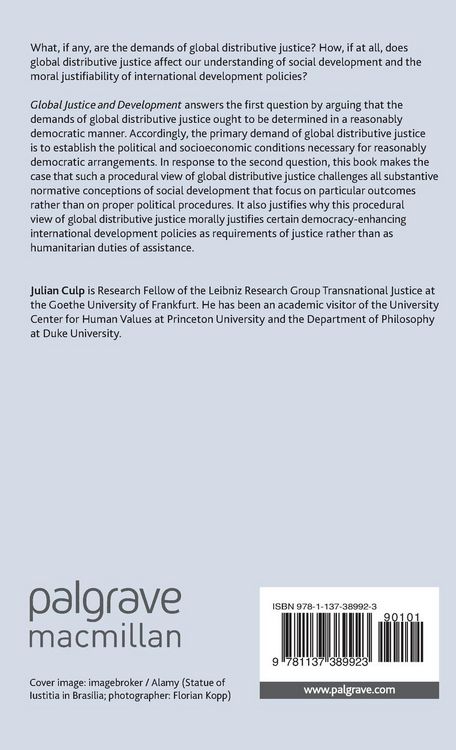Produktbild: Global Justice and Development