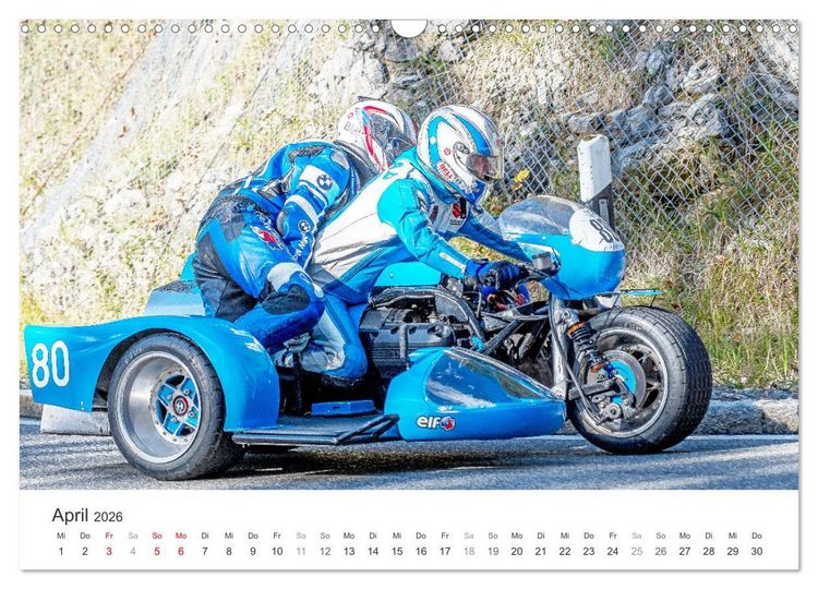 Produktbild: Motorradgespanne am Jochpass (Wandkalender 2026 DIN A3 quer), CALVENDO Monatskalender