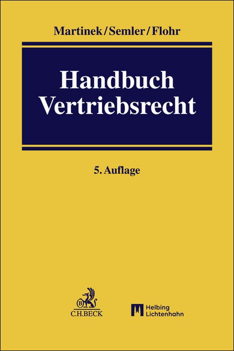 Produktbild: Handbuch Vertriebsrecht