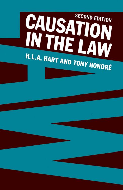 Produktbild: Causation in the Law