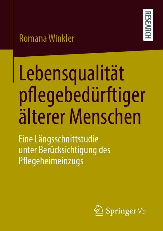 Produktbild: Lebensqualit&auml;t pflegebed&uuml;rftiger &auml;lterer Menschen