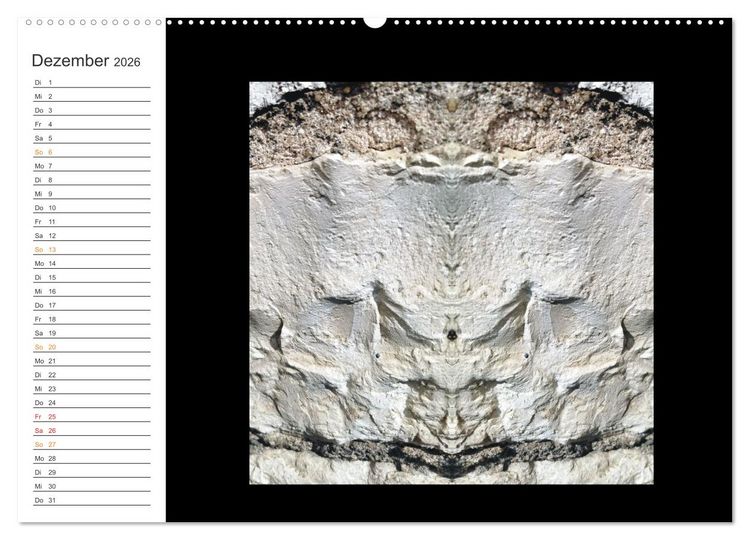 Produktbild: LiTH-Os Antlitze des Sandsteins von ID AD Art Gabi Zapf (Wandkalender 2026 DIN A2 quer), CALVENDO Monatskalender