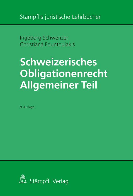 Produktbild: Schweizerisches Obligationenrecht Allgemeiner Teil