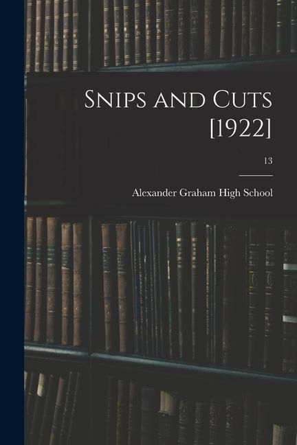 Produktbild: Snips and Cuts [1922]; 13