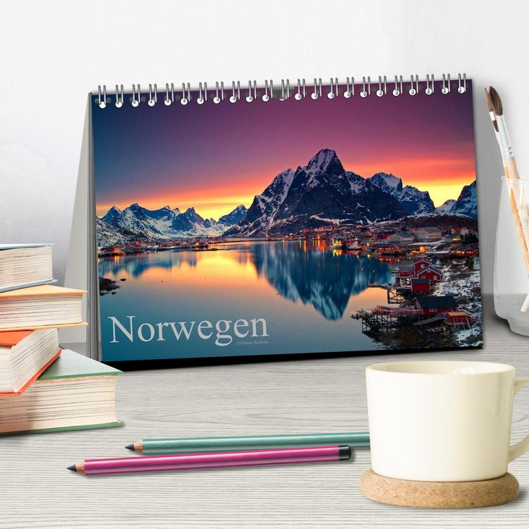 Produktbild: Norwegen (Tischkalender 2026 DIN A5 quer), CALVENDO Monatskalender