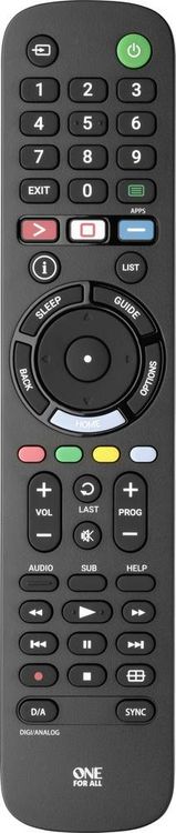Produktbild: One For All Sony 2.0 Sony Fernbedienung Schwarz