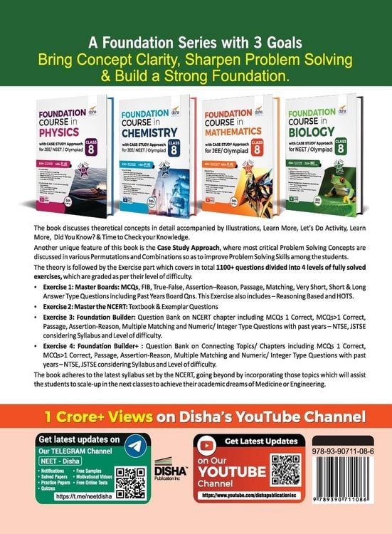 Produktbild: Foundation Course in Biology with Case Study Approach for NEET/ Olympiad Class 8 - 5th Edition