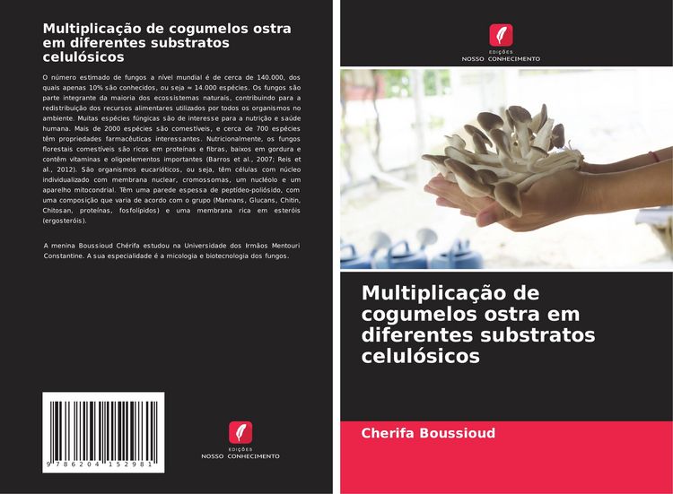Produktbild: Multiplica&ccedil;&atilde;o de cogumelos ostra em diferentes substratos celul&oacute;sicos