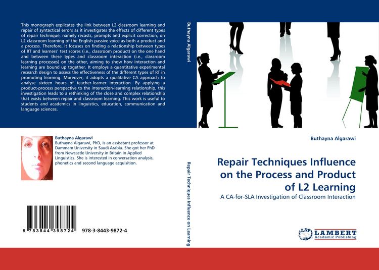 Produktbild: Repair Techniques Influence on the Process and Product of L2 Learning