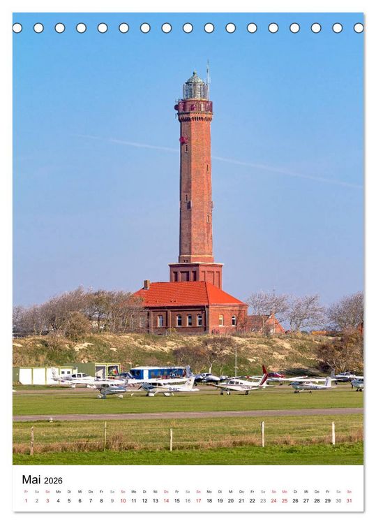 Produktbild: Norderney Inselportrait (Tischkalender 2026 DIN A5 hoch), CALVENDO Monatskalender