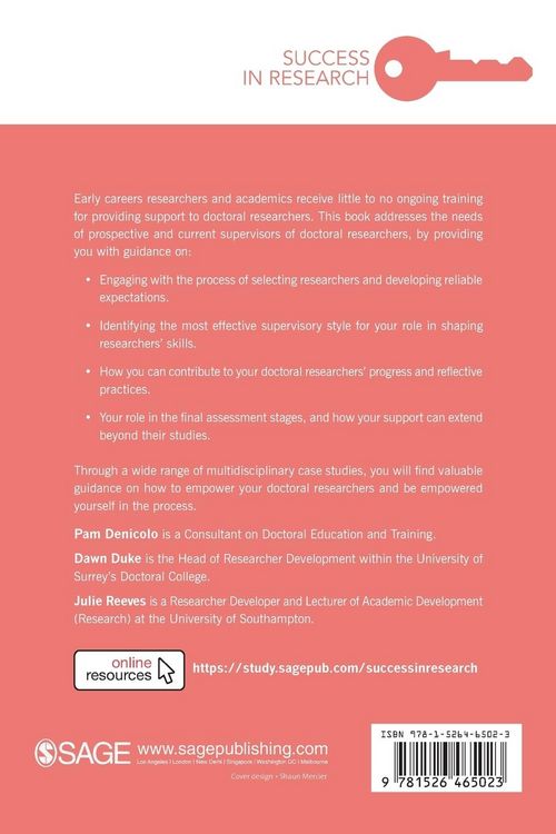 Produktbild: Supervising to Inspire Doctoral Researchers
