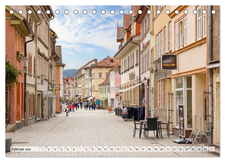 Produktbild: Rudolstadt Impressionen (Tischkalender 2026 DIN A5 quer), CALVENDO Monatskalender