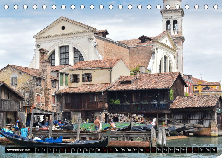 Produktbild: Venedig Impressionen (Tischkalender 2022 DIN A5 quer)