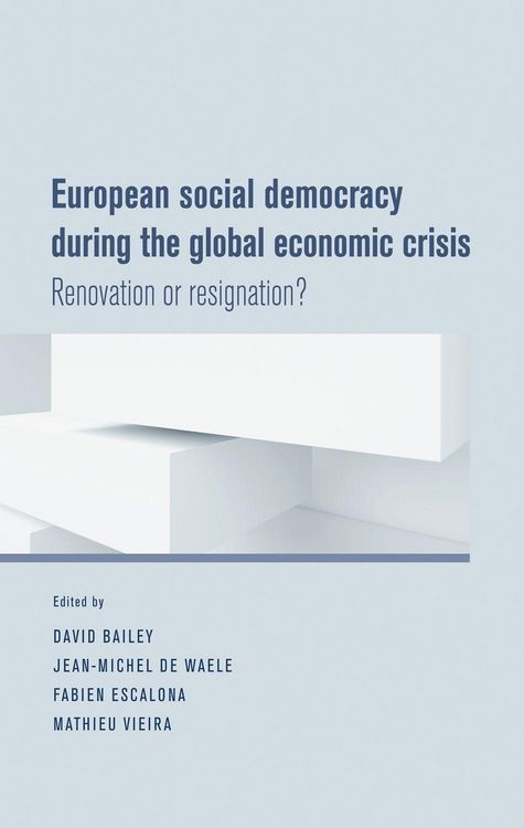 Produktbild: European social democracy during the global economic crisis