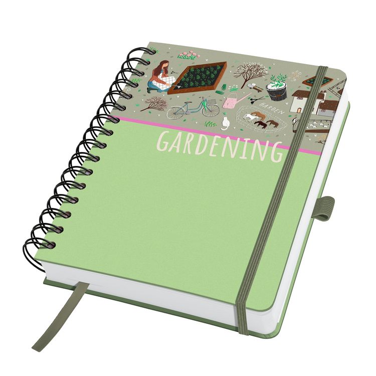Sigel JN841 Notizbuch A5 blanko, 2 Stück, stärkeres 100 g Papier, Geschenkbuch Jolie, Hardcover aus Kraftpapier, 192 Seiten, Pure Mint, mintgrün, vegan, aus nachhaltigem Papier
