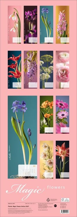 Produktbild: Magic Flowers Vertical Kalender 2027