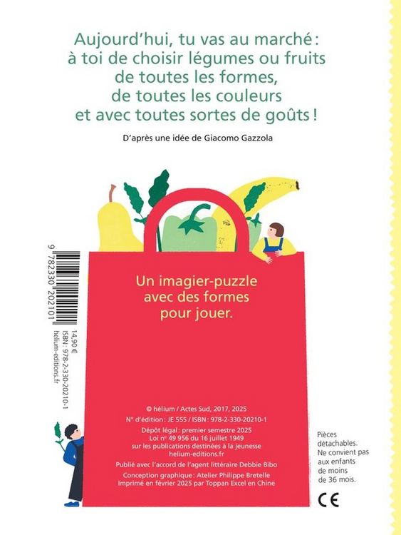 Produktbild: Au march&eacute;, je choisis... : un imagier-puzzle