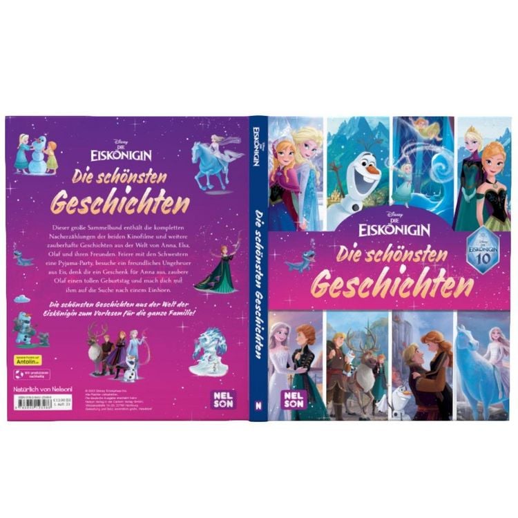 Produktbild: Disney Die Eisk&ouml;nigin: 10 Jahre Eisk&ouml;nigin: Die sch&ouml;nsten Geschichten zum Vorlesen