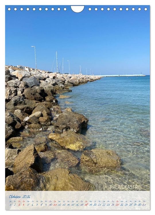 Produktbild: KRETA SONNENINSEL DER G&Ouml;TTER (Wandkalender 2026 DIN A4 hoch), CALVENDO Monatskalender