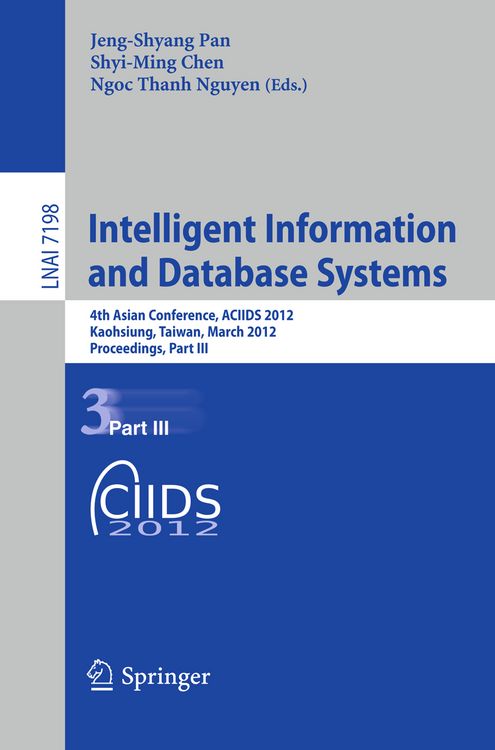 Produktbild: Intelligent Information and Database Systems