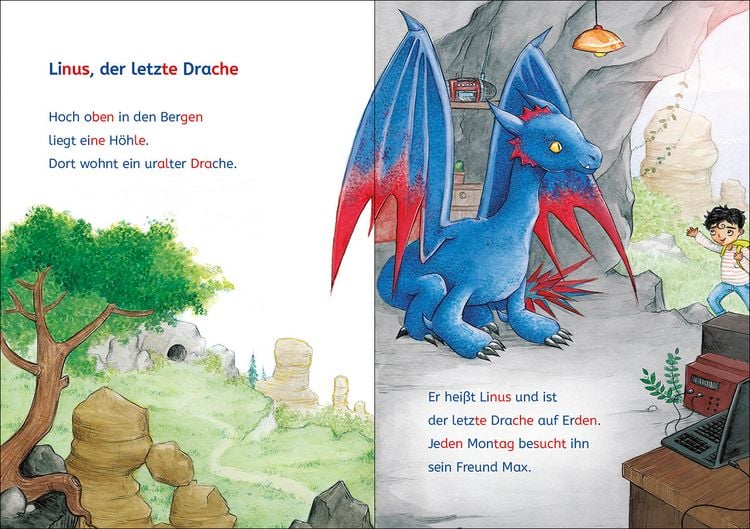Produktbild: Lesel&ouml;wen Lesetraining 1. Klasse - Das geheimnisvolle Drachenei