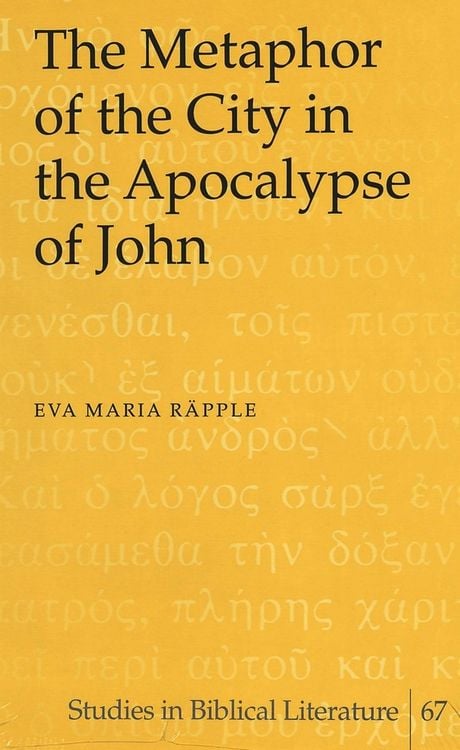 Produktbild: The Metaphor of the City in the Apocalypse of John