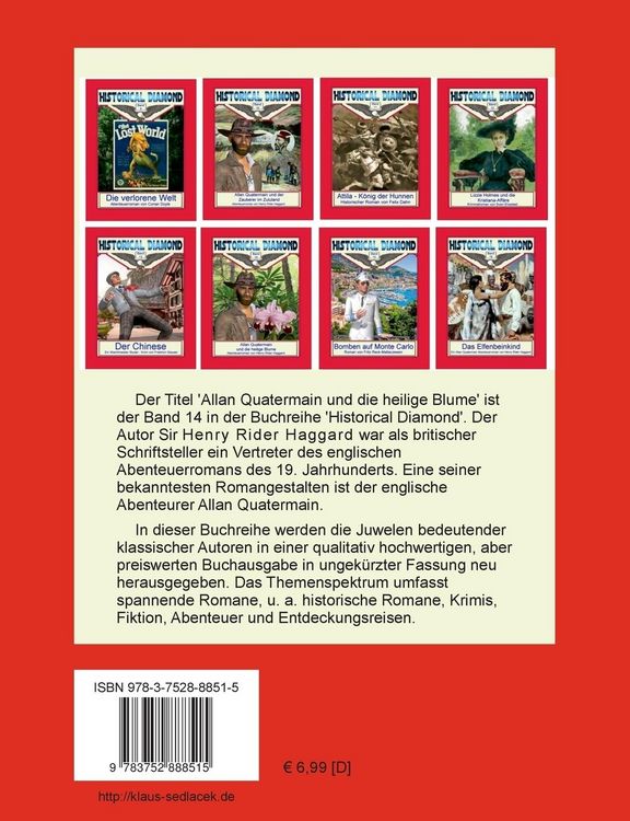 Produktbild: Allan Quatermain und die heilige Blume