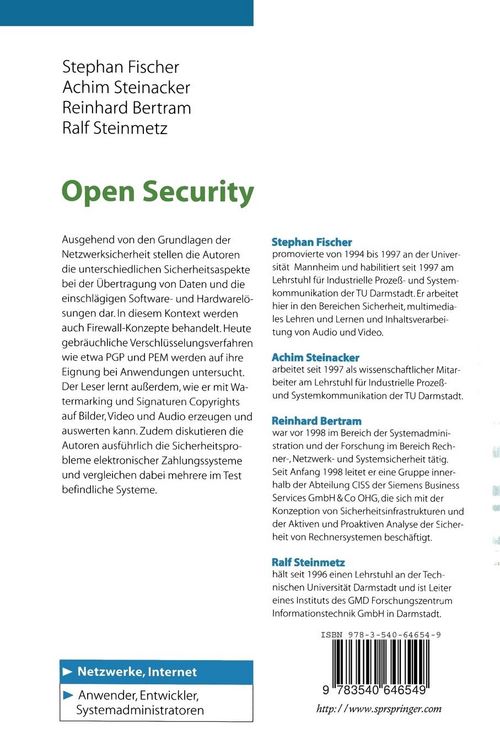 Produktbild: Open Security