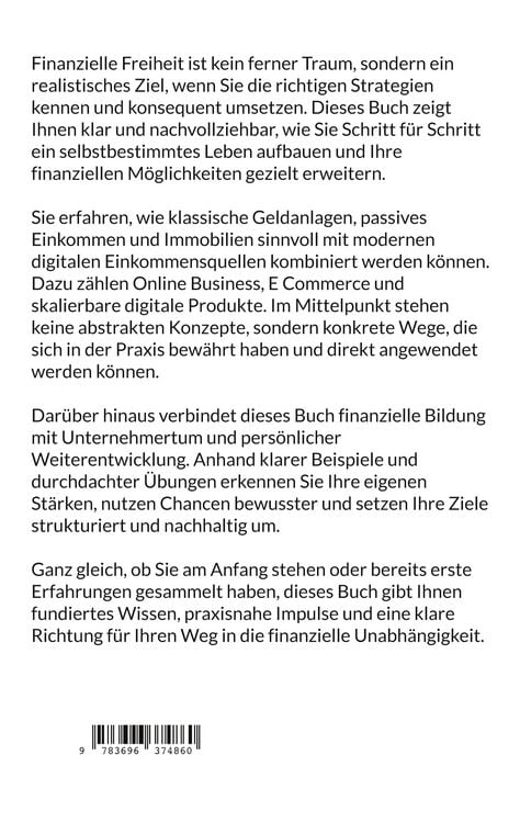 Produktbild: Finanzielle Freiheit und Entrepreneurship